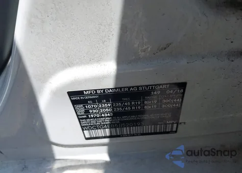 2018 Mercedes-Benz Gla 250 из США, поврежденный, VIN WDCTG4EB5JJ520193